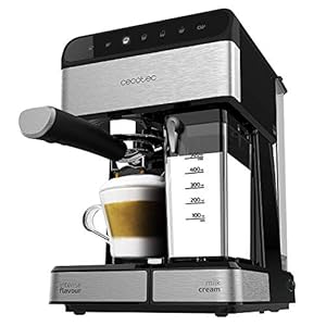 Cecotec Power Instant-Cappuccino Touch Serie Nera Volautomatische espressomachine 20 bar druk, 1,4 l inhoud, 6 functies…