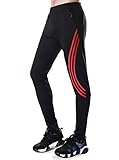 Geek Lighting Men's Athletics Track Pants With Zip Pockets Soccer Training Pants