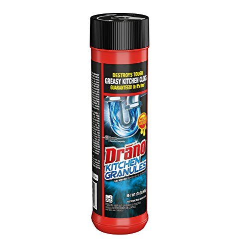 Drano Kitchen Granules Drain Clog Remover and Cleaner, Unclogs blockage