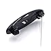 Hanycon 30 PCS Scarf Safety Pins, Plastic Cover Pins Oval Safety Pin for Safety Locking Clothes Brooch Pins Scarf Clips (Black and White)