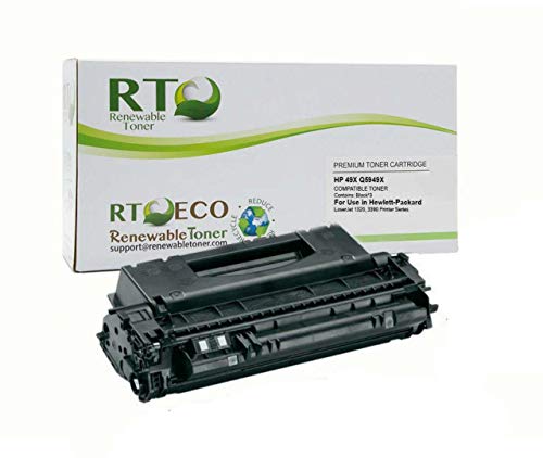 Renewable Toner Compatible High Yield Toner Cartridge Replacement for HP 49X Q5949X Laserjet 1320 3390 3392