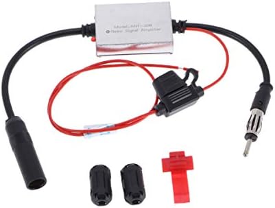 Vosarea 12v 24vカーラジオ信号fm Amアンプブースターant 8厚化金属アンチ