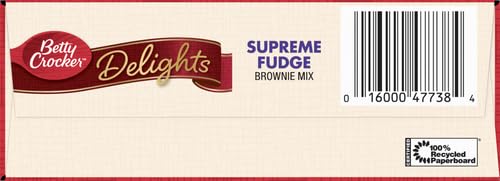 BETTY CROCKER DELIGHTS SUPREME FUDGE BROWNIE MIX, 19.1 OZ.
