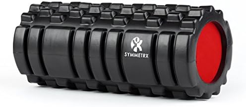Foam Roller | Symmetrx | Athletic Self Massage Tool | Lifetime Product Warranty | Solid High Density Foam | 13 x 5.5 Inches | Prevent Injuries &amp; Reduce Muscle &amp; Back Pain