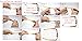 Perfec New Black Glasses Ear Socks for OX8118 OX8027 OX8029 OX8030 OX8031 OX8033 OX3149 OX3128 OX3150