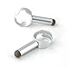 HandiZap Sixth Digit Capacitive Touchscreen Finger Stylus Ring - Aid for Those with Limited Hand Function for Any Button Pressing Task: Keyboard, Touchscreens, Remotes (Silver)