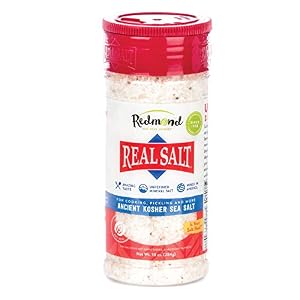 Image of Redmond Real Sea Salt - Natural Unrefined Organic Gluten Free Kosher, 10 Ounce Shaker