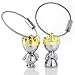 Troika Little King and Little Queen Keyrings Gift Set (KR938CH), Multicolour, 12cm