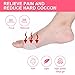 Metatarsal Pads Ball of Foot Cushions for Women and Men – Soft Gel Ball of Foot Pads for Relief Pain Mortons Neuroma Callus Metatarsal Foot Bunion Forefoot Cushioning(White)thumb 2