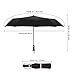 Punming Umbrella,Windproof Compact Travel Umbrella 60MPH/300T Auto Open Close Folding Umbrella (Black)