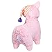 Alpacasso 17'' Pink Plush Alpaca, Cute Stuffed Animals Toys.(Nightcap)