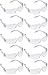 3M Tekk 11329 Virtua Anti-Fog Safety Glasses, Clear Frame, Clear Lens, 10-PACK