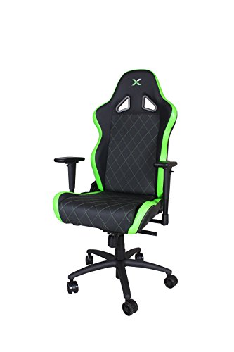 Ferrino XL Green on Black Gaming and Lifestyle Chair by RapidX - Thumbnail 5
