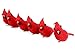 Cornucopia Brands Clip-On Realistic Feathered Red Cardinals (6 Pack), 3