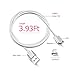 Magnetic Charging Cable for iPhone, Lightning USB Magnet Charger Apple Charge Cord Accessories for  iPhone 5 5S 6 6S Plus 7 7Plus 8 X iPod iPad (Silver)