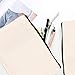 10 PCS White Canvas Makeup Cosmetic Bag - Pouch Zipper Bag Organizer