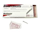 MEDIpoint Stainless Steel Lancet, 200 Count