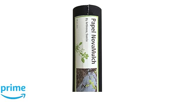NovaMulch 120cm x 20m, Malla antihierbas de Papel Biodegradable ...