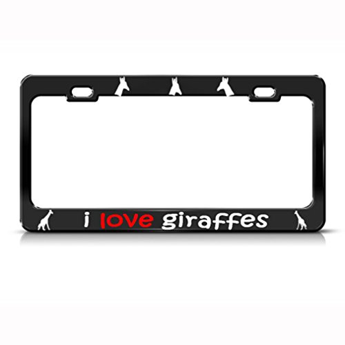 Giraffe License Plate Frames