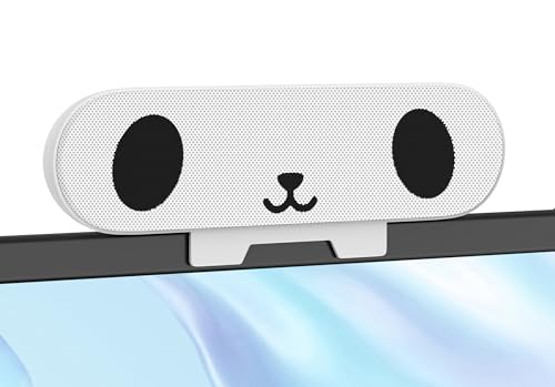 LXTNFU Computer-Lautsprecher für Desktop-Monitor, einzelne USB-Lautsprecher für Desktop-PC, Laptop-Lautsprecher mit lautem Ton, Lautstärkeregler, läss