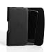 Large Oversize Leather Horizontal Samsung Galaxy S3, S4 & HTC One Smart Phone Case Pouch Holster & Magnetic closure 5.75x3x0.75
