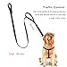 CROPAL Dog Leash Harness with Traffic Handle, Reflective, Super Soft, Double Layer and Adjustable Heavy Duty Dog Leash Collar for Medium and Large Dogs