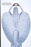 Notebook: Angel Wings Spell Pagan Book Notepad