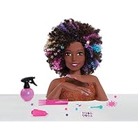 JP Barbie JPL63345 Barbie Sparkle Deluxe Styling Head - Afro Hair