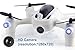 HUBSAN H107D+ Drone FPV X4 Plus 5.8GHz Altitude Mode Quadcopter with 720p HD Camera (White)