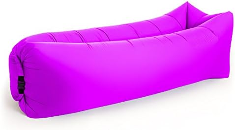 HOMSPORT Purple Couch Inflatable Lounger Sleeping Bag Camping Air Sofa Indoor and Out door Use