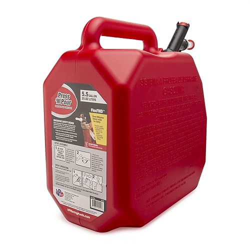 VP Racing 3839 Press 'N Pour Gas Can Red, 5.5 Gallon - photo 12