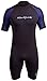 NeoSport Men's 3mm Short Wetsuit - Scuba Diving, Snorkeling and Water Sports - Comfort, Flexible and Anatomical Fit - Internal Key Pocket and Adjustable Collar