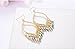 Girl Era Hot Fashion Multi-Stone Earrings Tassels Hoop Earrings