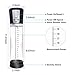 Electric Penis Pump Enlargement Vacuum Pump with 4 Extra Penis Rings Rechargeable Male Enhancement to Increase Size and Strength