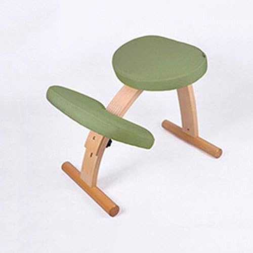 CWJ Brisk- student chair lift chair good posture learning chair child solid wood home computer chair prevention humpback kneeling chair