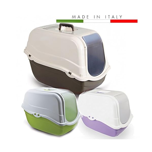 MPS-LETTIERA-Chiusa-Romeo-per-Gatto-Gatti-Toilette-IGIENICA-Coperta-Filtro-No-Odore-Rosa MPS LETTIERA Chiusa Romeo per Gatto Gatti Toilette IGIENICA Coperta Filtro No Odore (Rosa)