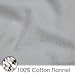 TILLYOU Flannel Cotton Fitted Crib Sheets for Baby Boys Girls, Thermal Warm and Plush Toddler Bed Sheets for All Seasons, Deep Pocket Fits Up to 8” Mattress 28x52, Set of 2, Gray & White