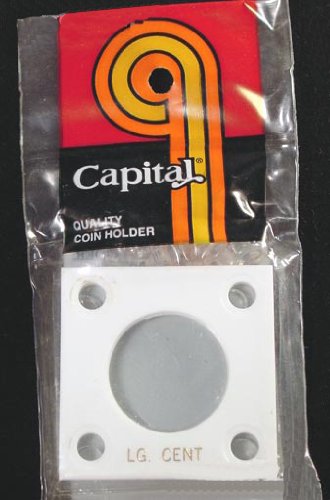 Capital Plastics 2x2 Holder - LARGE CENT in White