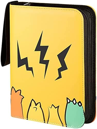 Arabest Pokemon Cards Holder, Binder for 400 Cards, Yellow, 7.1 x 1.8 x 9.4  inches price in Saudi Arabia | Amazon Saudi Arabia | kanbkam