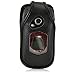 Turtleback Fitted Case for Kyocera DuraXV DuraXA Flip Phone Black Leather Rotating Removable Metal Belt Clip -