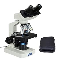OMAX 40X-2500X Lab Binocular Biological Compound LED Microscope with Vinyl Carrying Case