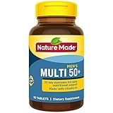 Nature Made Multi for Him 50+ Multiple Vitamin and Mineral Supplement Tablets, 90-Count