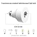 Smart Wifi Bulb Socket E26 2 Pack - Wi-Fi Led Light Bulbs Timer Holder Wireless Lamp Adapter Works with Alexa and Google Assistant, alexa accessories, App Control from Anywhere by Phone by Cotify