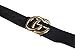 Fashion G-Style Gold Buckle Unisex Belt for Men or Women [3.8cm Belt Width] (110cm (Waist 32