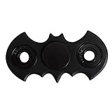 Big sale!Moonfully Fidget Spinner Bat Shape Batman Anti-Anxiety 360 Hand Gyro Finger Spiral High Speed 3 Mins Stress Reducer for Adults and Children (Black )