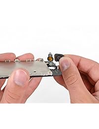 theperfectpart Repuesto Original De iPhone 5 Botón Home clave cap + Flex Cable + goma + Metal Pieza para iPhone 5 5 G Negro