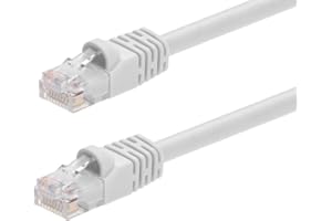 Monoprice Cat6 Ethernet Patch Cable - Network Internet Cord - RJ45, Stranded, 550Mhz, UTP, Pure Bare Copper Wire, 24AWG, 100f