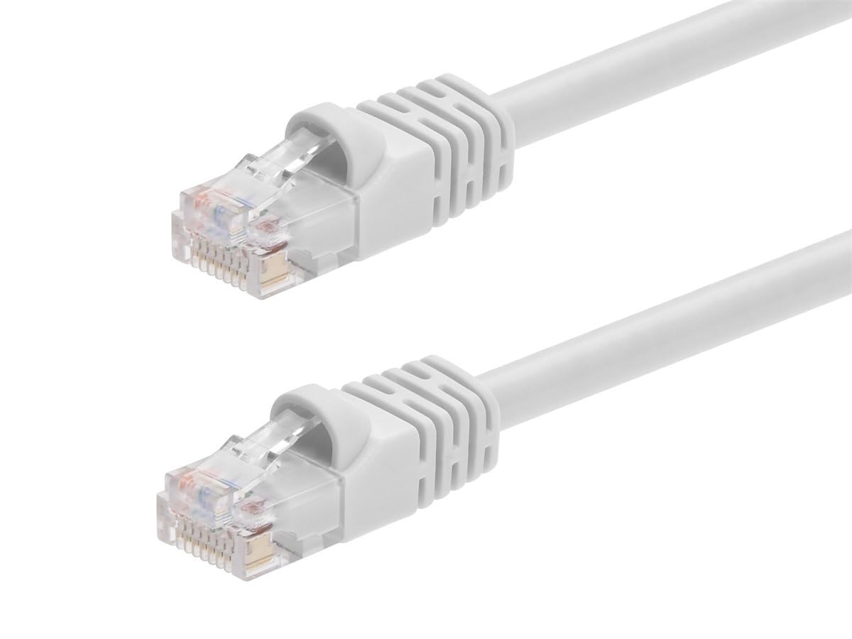 Photo 1 of Monoprice 0.5FT 24AWG Cat6 550MHz UTP Ethernet Bare Copper Network Cable - White