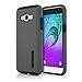 Incipio Cell Phone Case for Samsung Galaxy J3 - Retail Packaging - Gray/Black