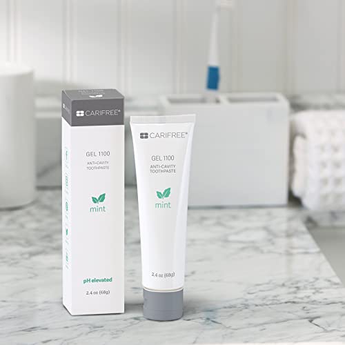 CariFree Gel 1100 (Mint) AntiCavity Fluoride Toothpaste with Nano
